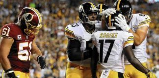 Roethlisberger throws 3 TDs as Steelers romp Redskins