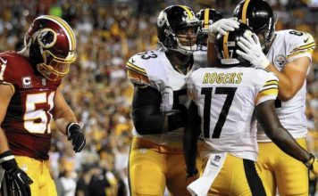 Roethlisberger throws 3 TDs as Steelers romp Redskins