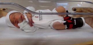 Babies given LeBron shoes and ‘Beat Michigan’ blankets at Ohio State hospital; LeBron is also attending the must-see rivalry game