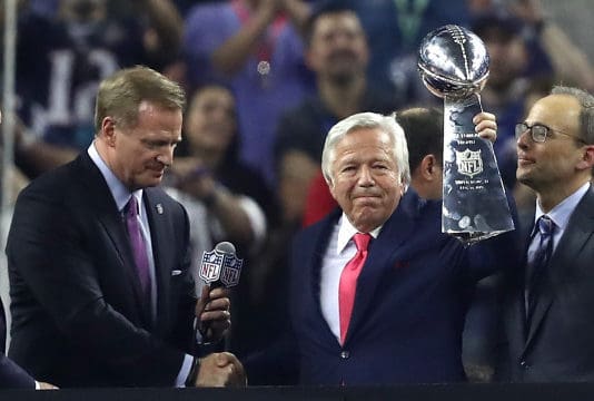 Patriots fans boo NFL Commissioner off the stage in the most awkward championship celebration ever