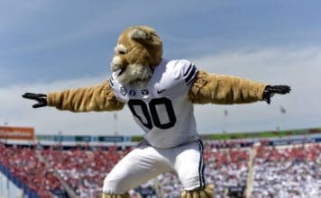 BYU’s Cosmo The Cougar Goes Viral, Social Media Reacts To Epic Dance With Cougarettes