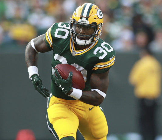 Video: Green Bay’s Jamaal Williams Shines In Sunday’s Primetime Game Against Steelers Green-Bay-Jamaal-Williams