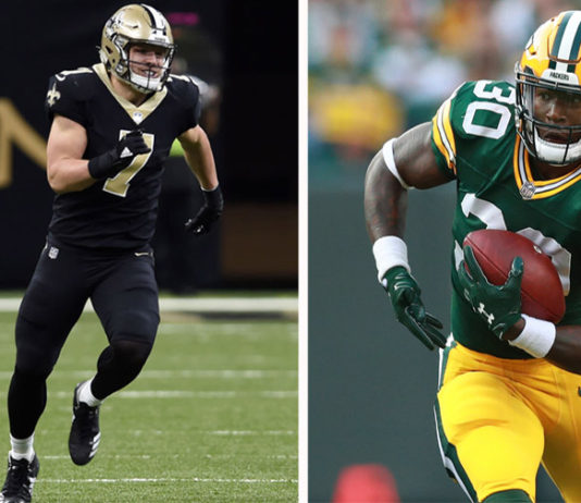 Jamaal Williams Makes History In Packers OT Win; Taysom Hill Given Game Ball, Praised By Drew Brees Taysom Hill - Jamaal Williams