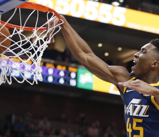 NBA: Utah’s Donovan Mitchell Wins 2018 Slam Dunk Contest Donovan Mitchell 2018 Slam Dunk Champ
