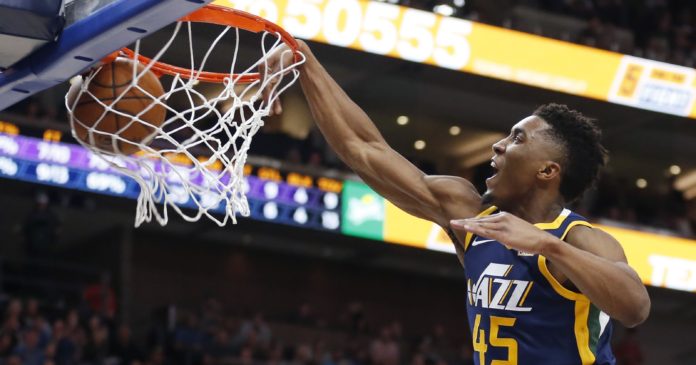 Donovan Mitchell 2018 Slam Dunk Champ