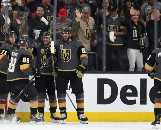 NHL Playoffs: Golden Knights Rout Sharks, Take 1-0 Series Lead Golden-Knights