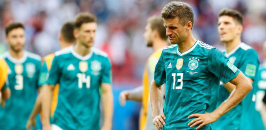 Germany falls 2-0 to South Korea, defending champions out of the World Cup.