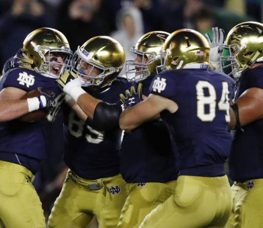 No. 8 Notre Dame Takes Down No. 7 Stanford, 38-17