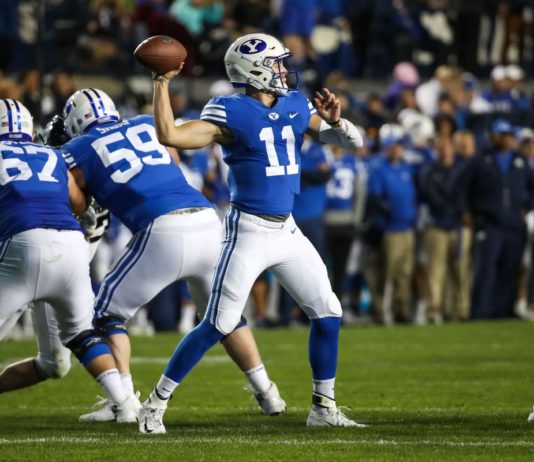 The Best Reactions To Zach Wilson’s ‘Perfect Game’ As BYU Beats WMU 49-18 BYU-Zach-Wilson-2018