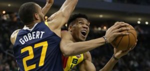 NBA: Giannis Antetokounmpo vs. Rudy Gobert