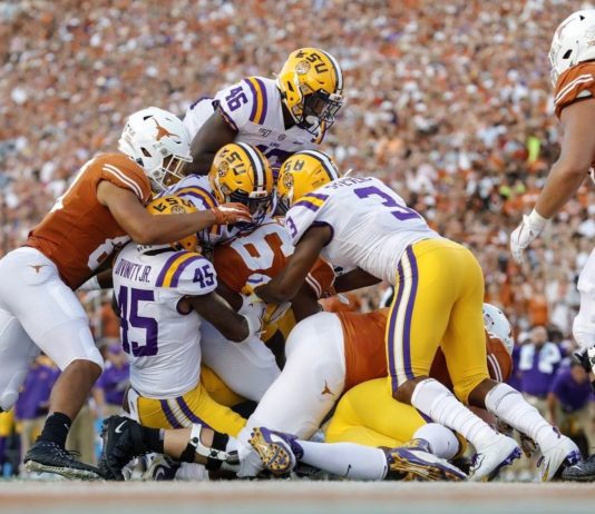 No. 6 LSU Takes Down No. 9 Texas, 45-38
