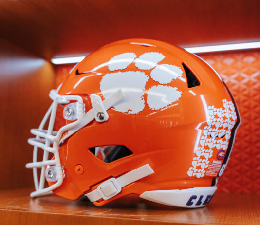 No. 18 Clemson Tops No. 8 SMU On Game-Winning Field Goal To Clinch ACC Title, CFP Berth Clemson Football Helmet